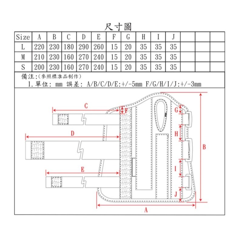 【Cat House Sport】CONTI｜功能型護腕-有分左右手 /尺寸：S、M、L-細節圖2