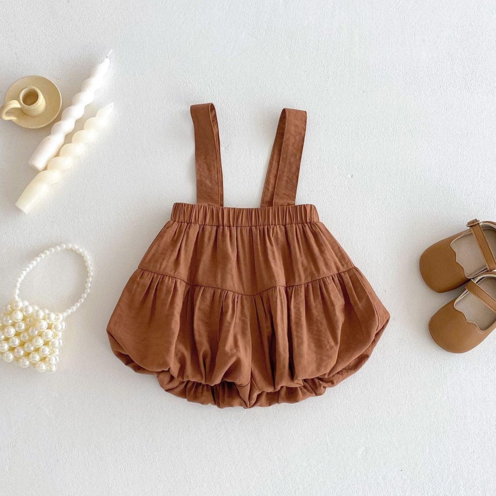 碎花娃娃衫+純色花苞褲套裝-細節圖5