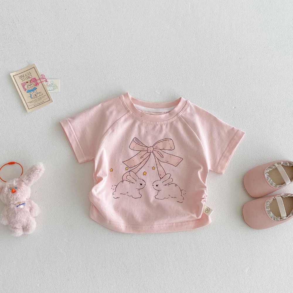 蝴蝶結T恤+牛仔吊帶褲-規格圖10