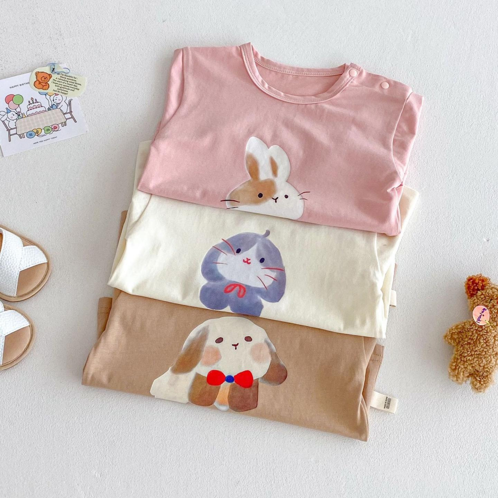 可愛印花Ｔ恤 3色-細節圖4