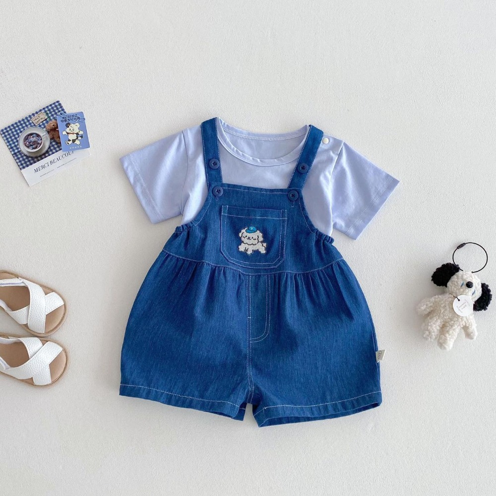 狗狗T恤＋可愛牛仔吊帶褲-規格圖5