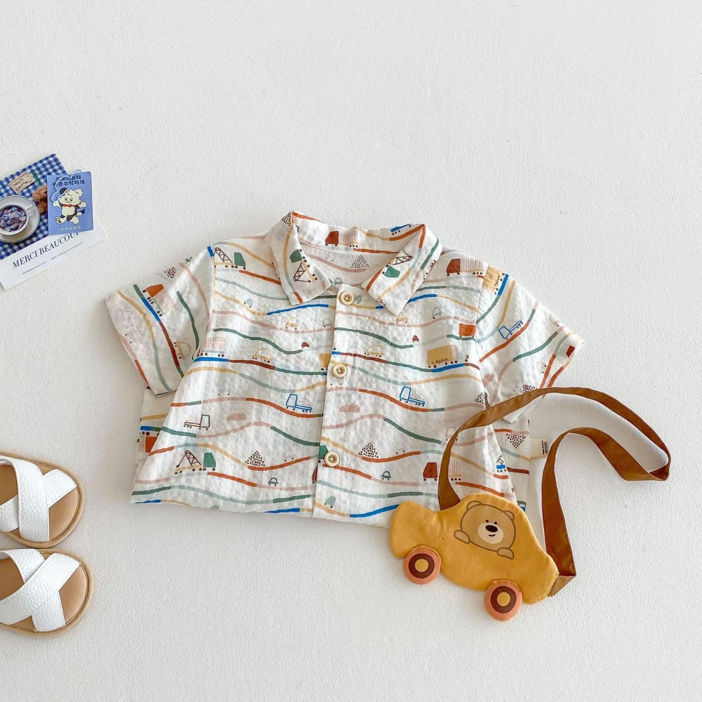 小汽車可愛連身衣-細節圖3