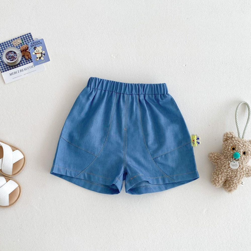 純色休閒透氣牛仔褲 2色-細節圖3