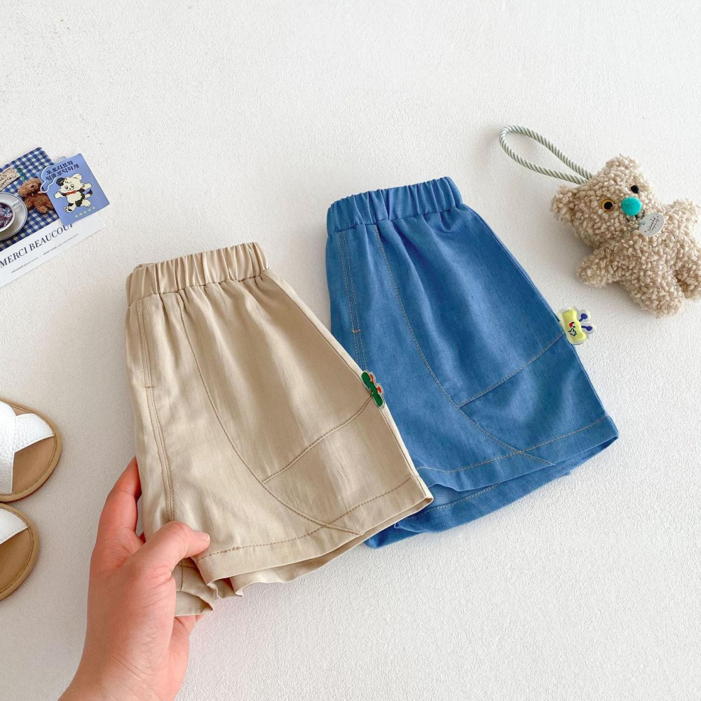 純色休閒透氣牛仔褲 2色-細節圖6