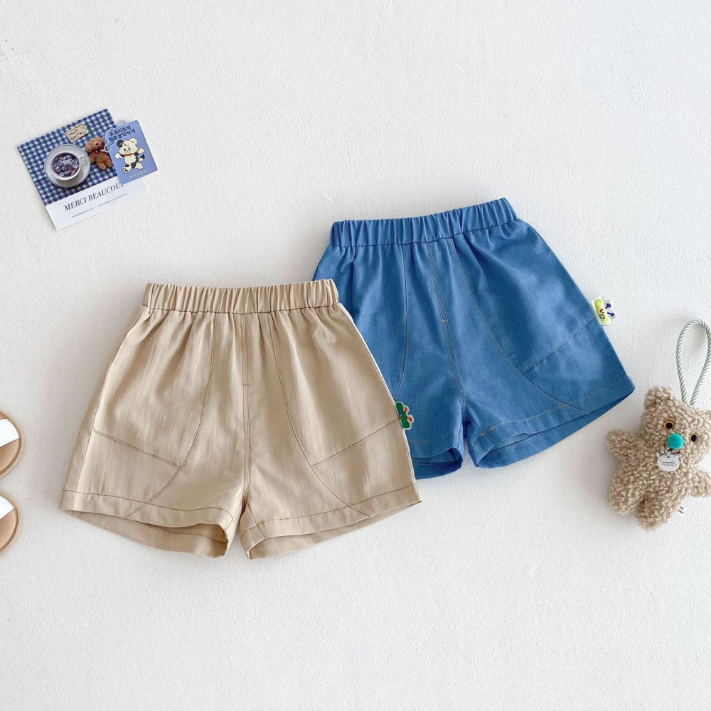 純色休閒透氣牛仔褲 2色-細節圖7