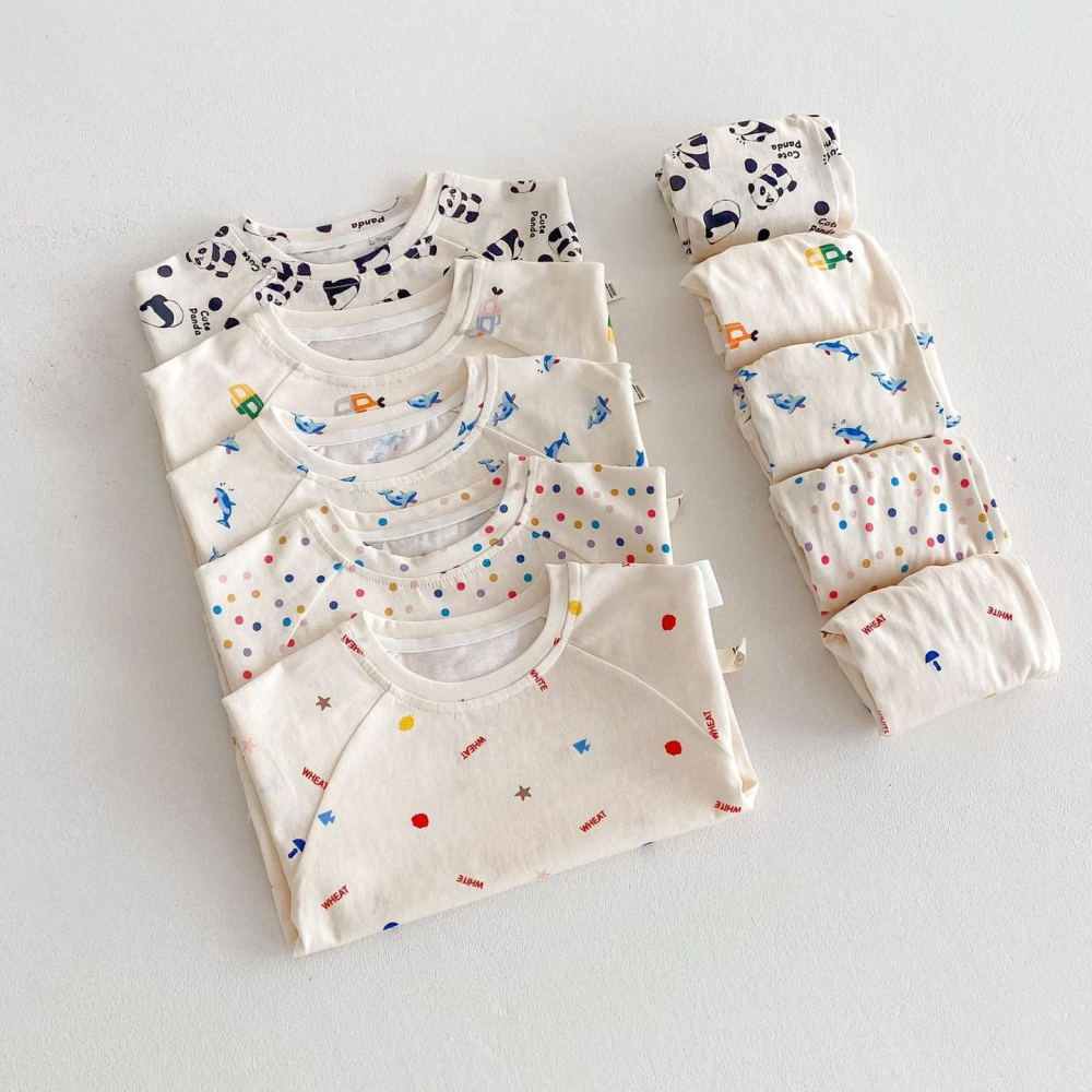 滿版印花棉質套裝 5款-細節圖2