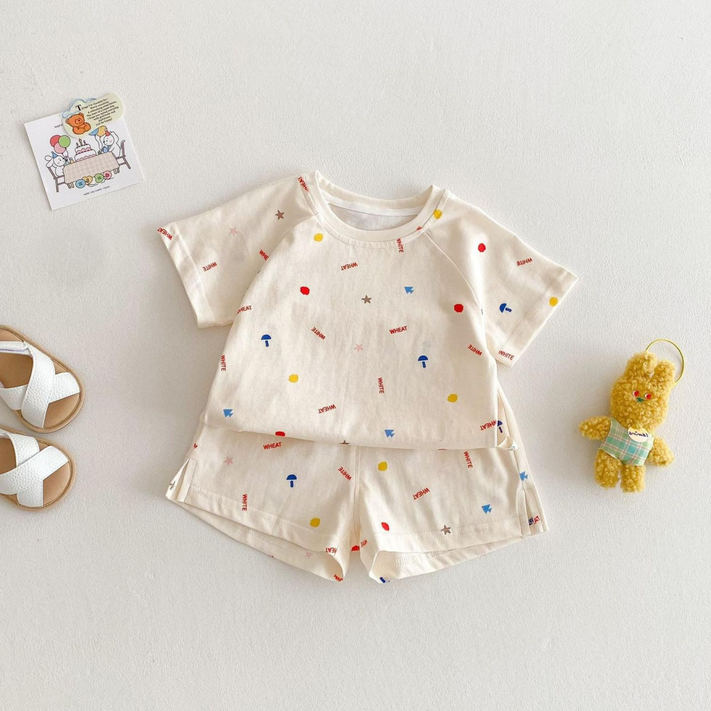 滿版印花棉質套裝 5款-細節圖6