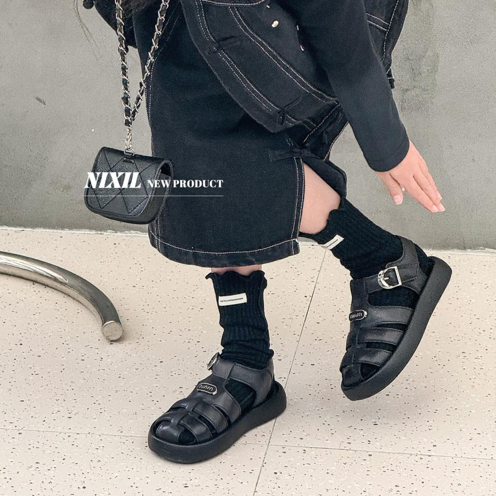 編織鏤空真皮涼鞋 2色-細節圖4