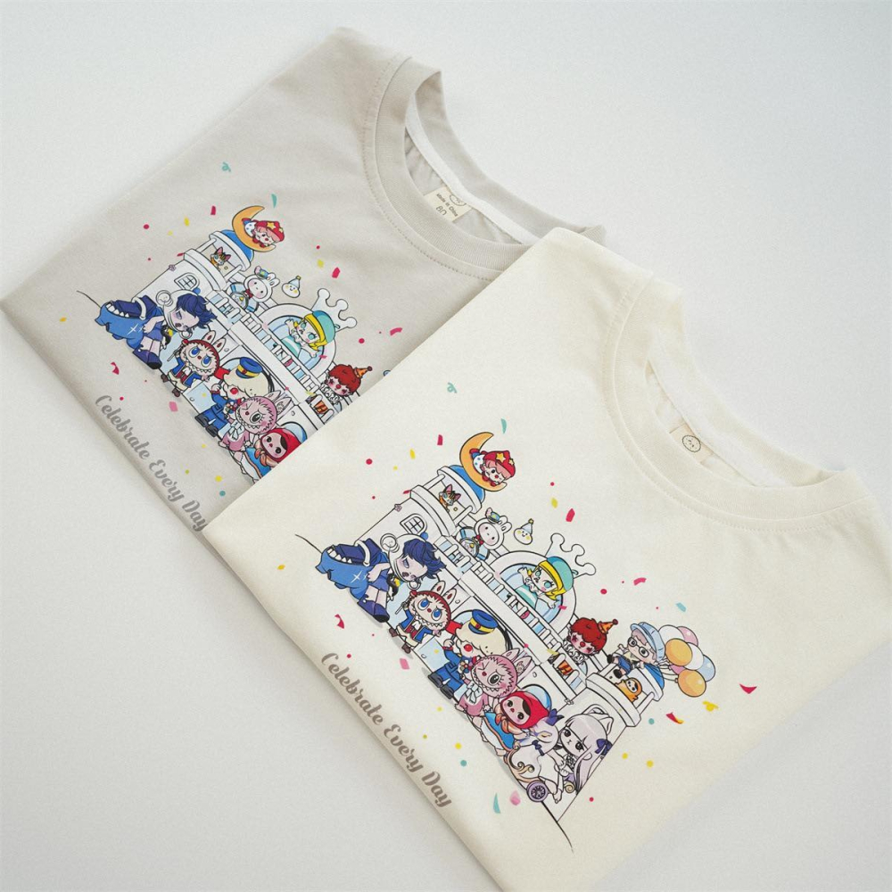 卡通印花親子裝T恤 2色-細節圖3