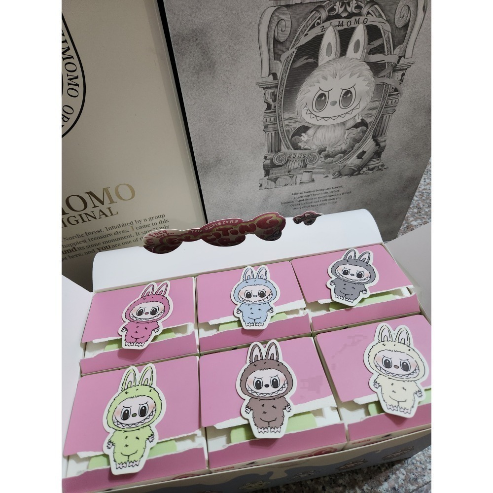 泡泡瑪特Labubu馬卡龍 拆盒未拆袋確認款-細節圖2