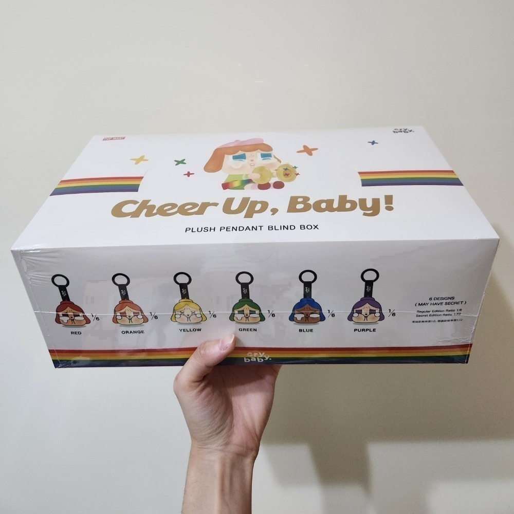 Crybaby眼淚工廠/Crybaby Cheer up大頭/123!我們都是星星人全新一中盒-細節圖3