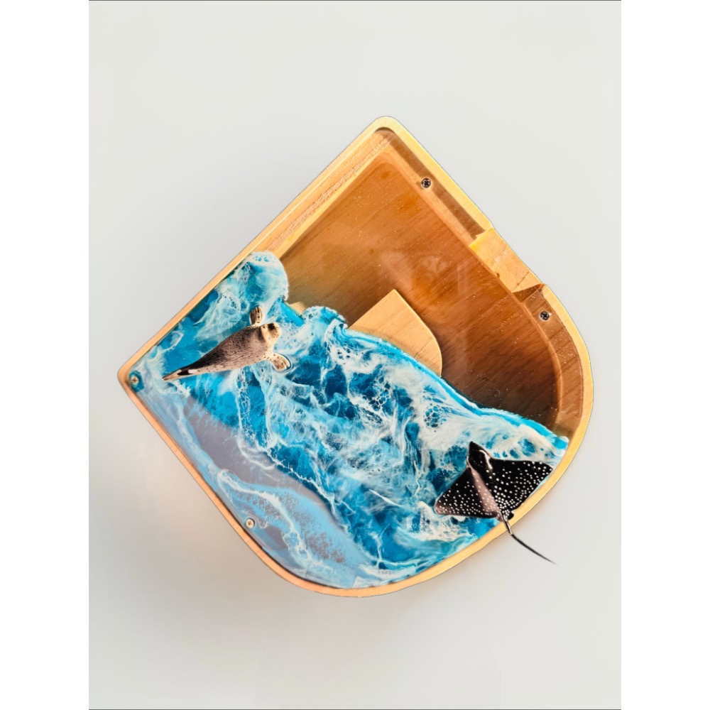 海浪造型字母存錢筒-規格圖2