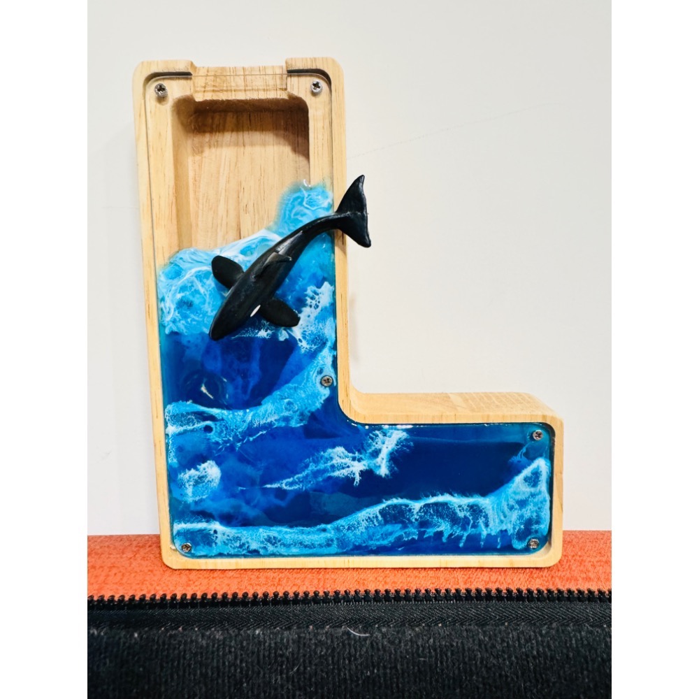 海浪造型字母存錢筒-規格圖2