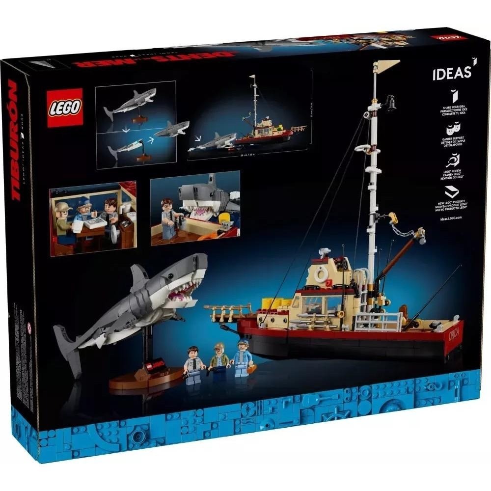 [樂享積木][可刷卡] LEGO 21350 大白鯊 JAWS IDEAS系列-細節圖2