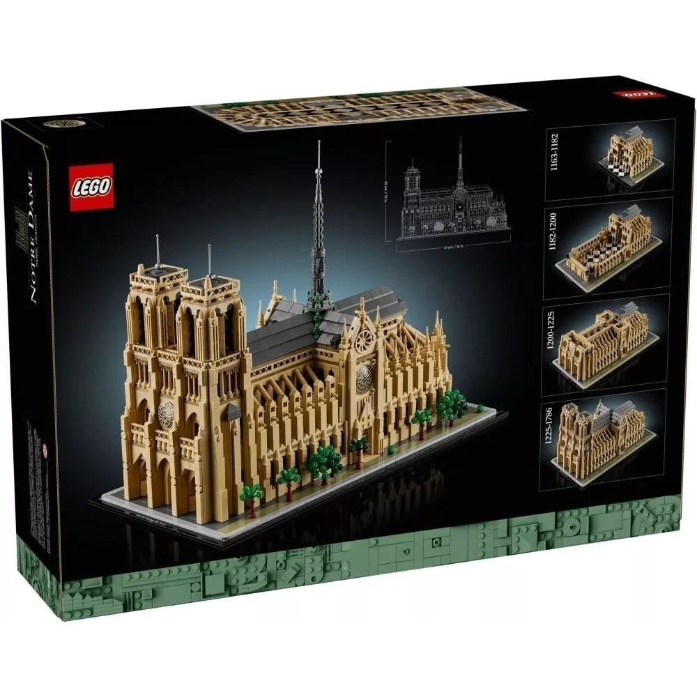 [樂享積木][可刷卡] LEGO 21061 巴黎聖母院 建築系列-細節圖2