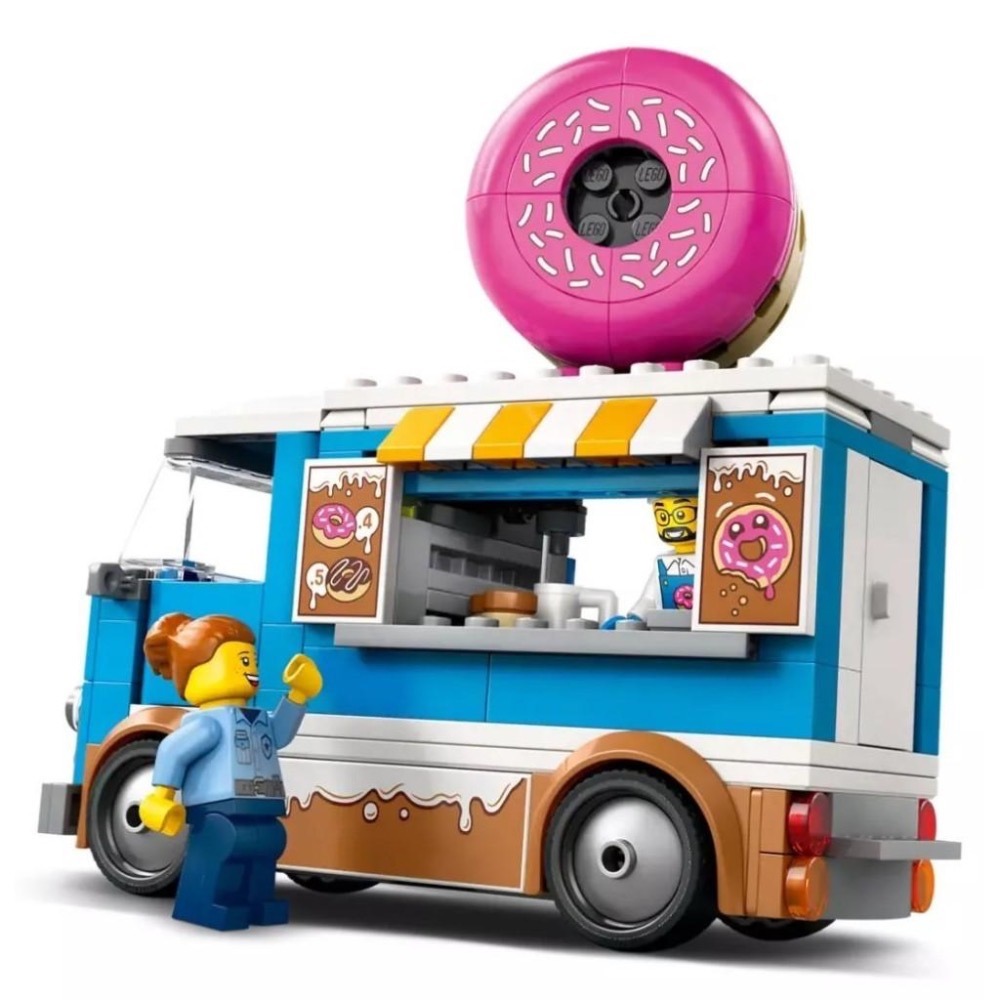[樂享積木][可刷卡] LEGO 60452 甜甜圈餐車 城市系列-細節圖5