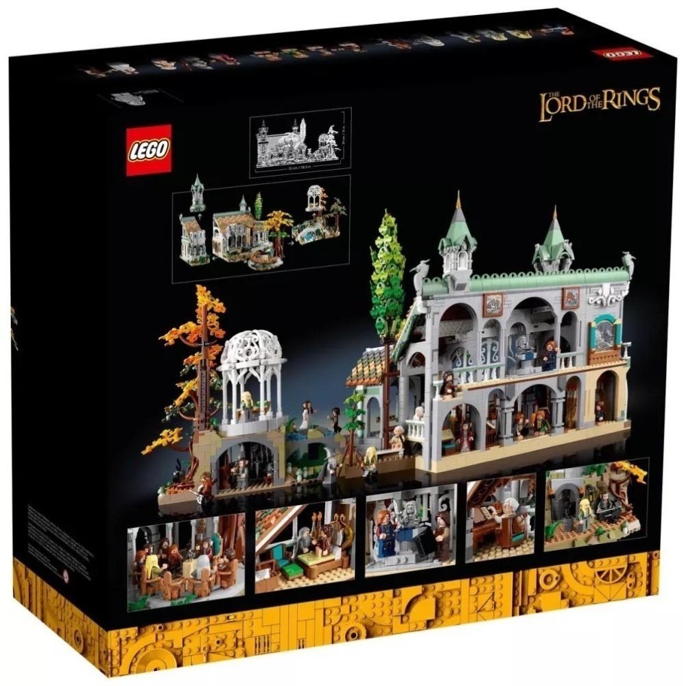 [樂享積木][可刷卡] LEGO 10316 魔戒-瑞文戴爾 ICONS系列-細節圖2