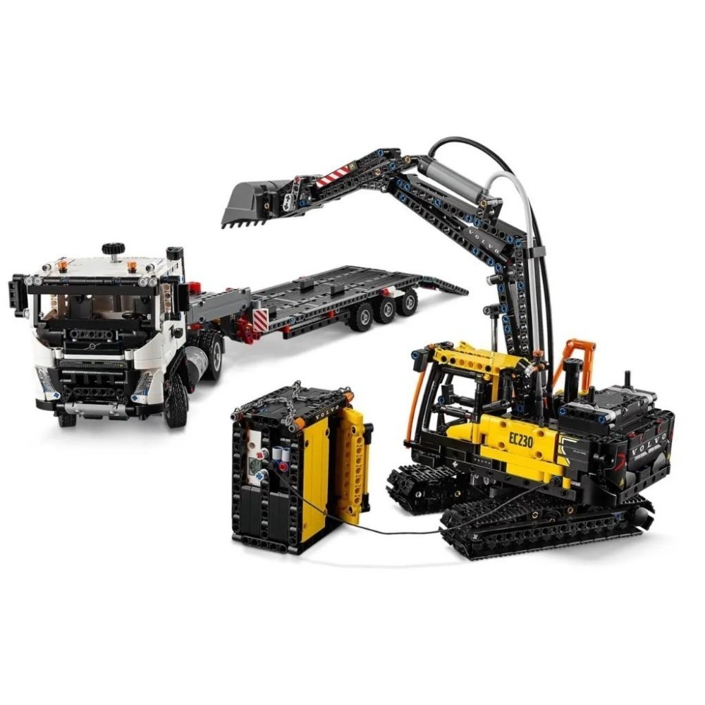 [樂享積木] LEGO 42175 Volvo FMX 卡車和 EC230 電動挖掘機 科技系列-細節圖4