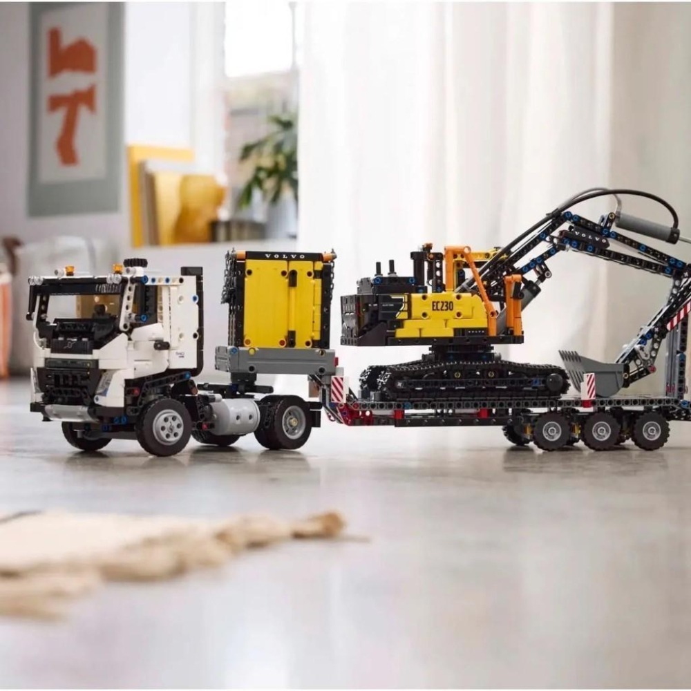 [樂享積木][可刷卡] LEGO 42175 Volvo FMX 卡車和 EC230 電動挖掘機 科技系列-細節圖9