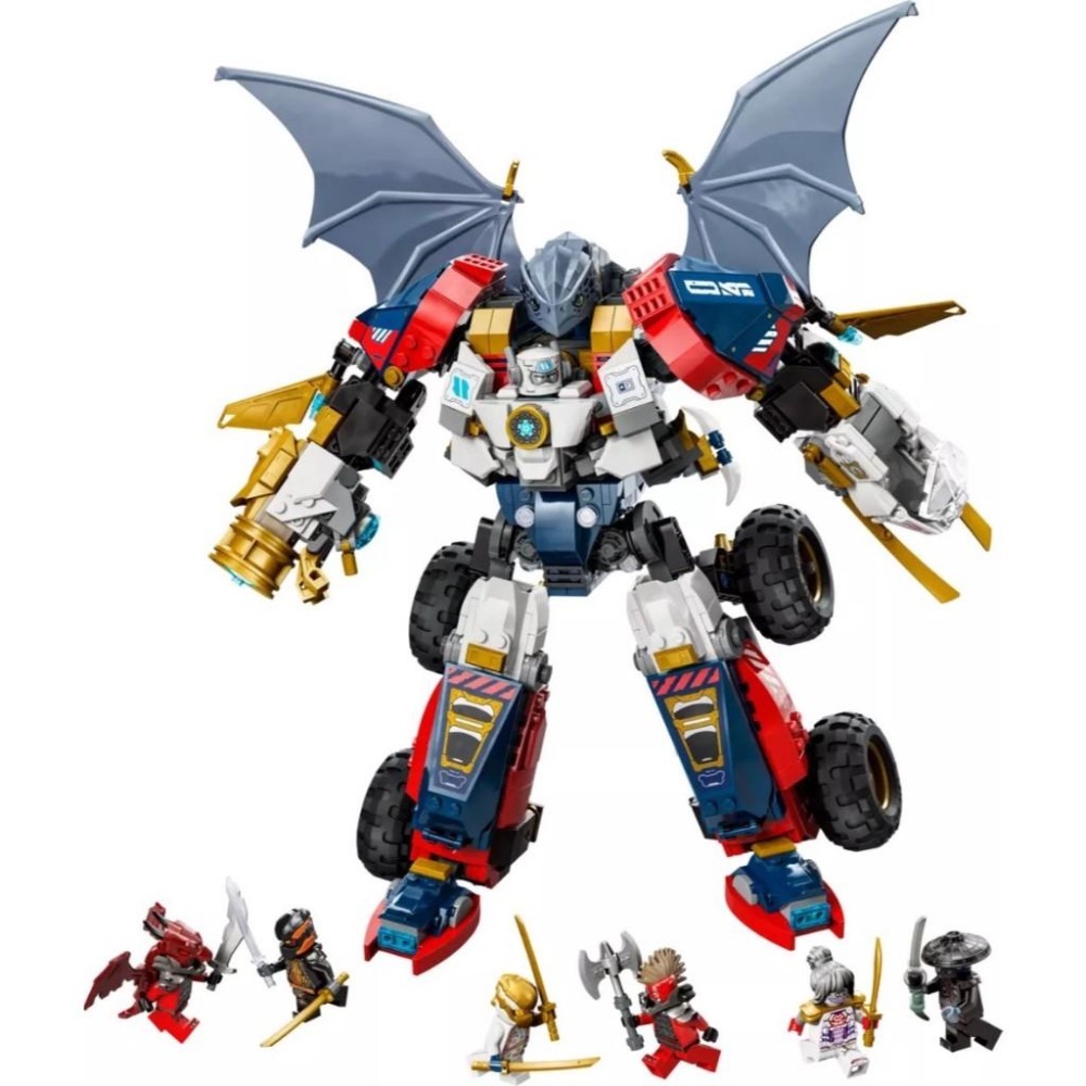 [樂享積木][可刷卡] LEGO 71834 冰忍的終極合體機械人 旋風忍者系列-細節圖3