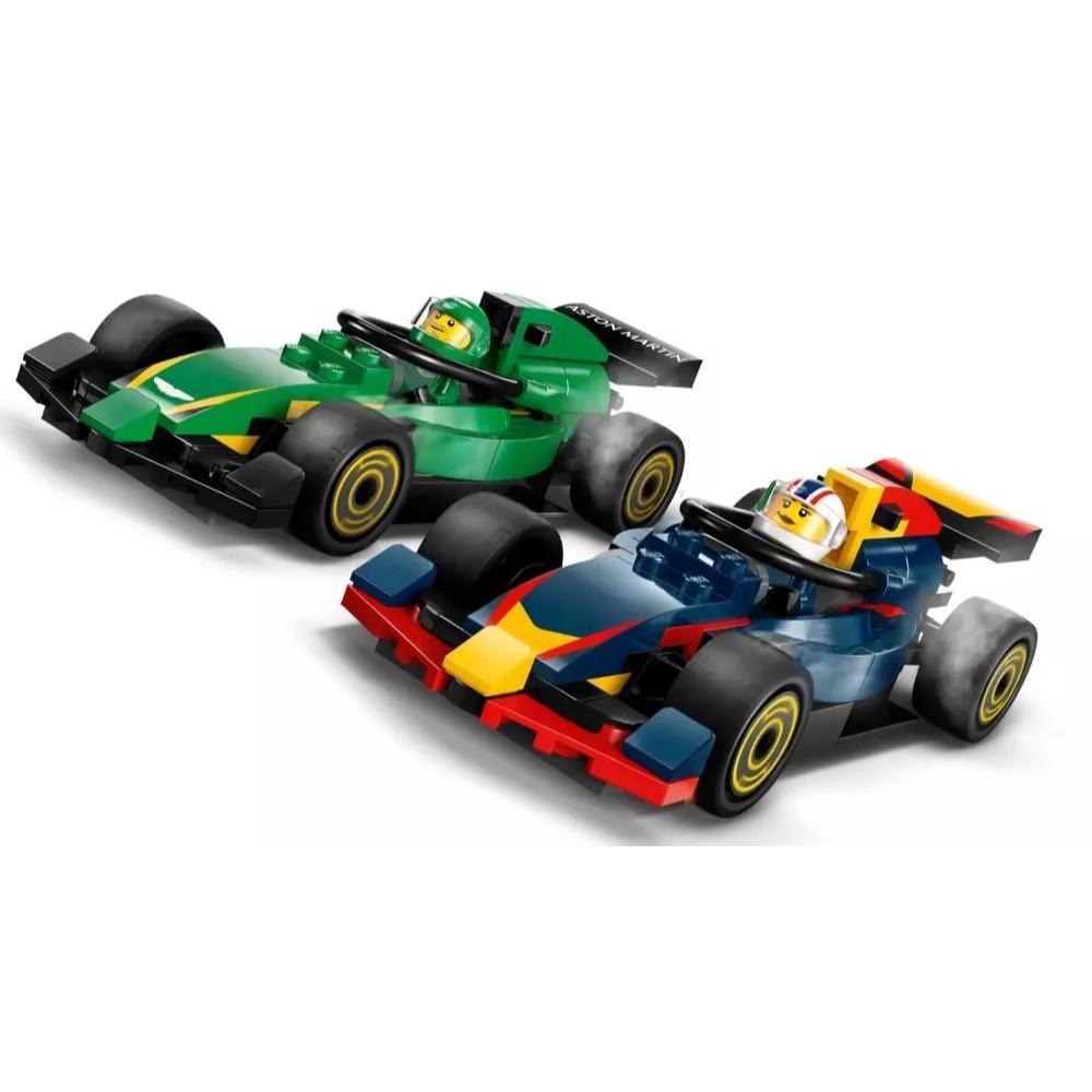 [樂享積木] LEGO 60445 F1 卡車和 RB20 & AMR24 F1 汽車 城市系列-細節圖7