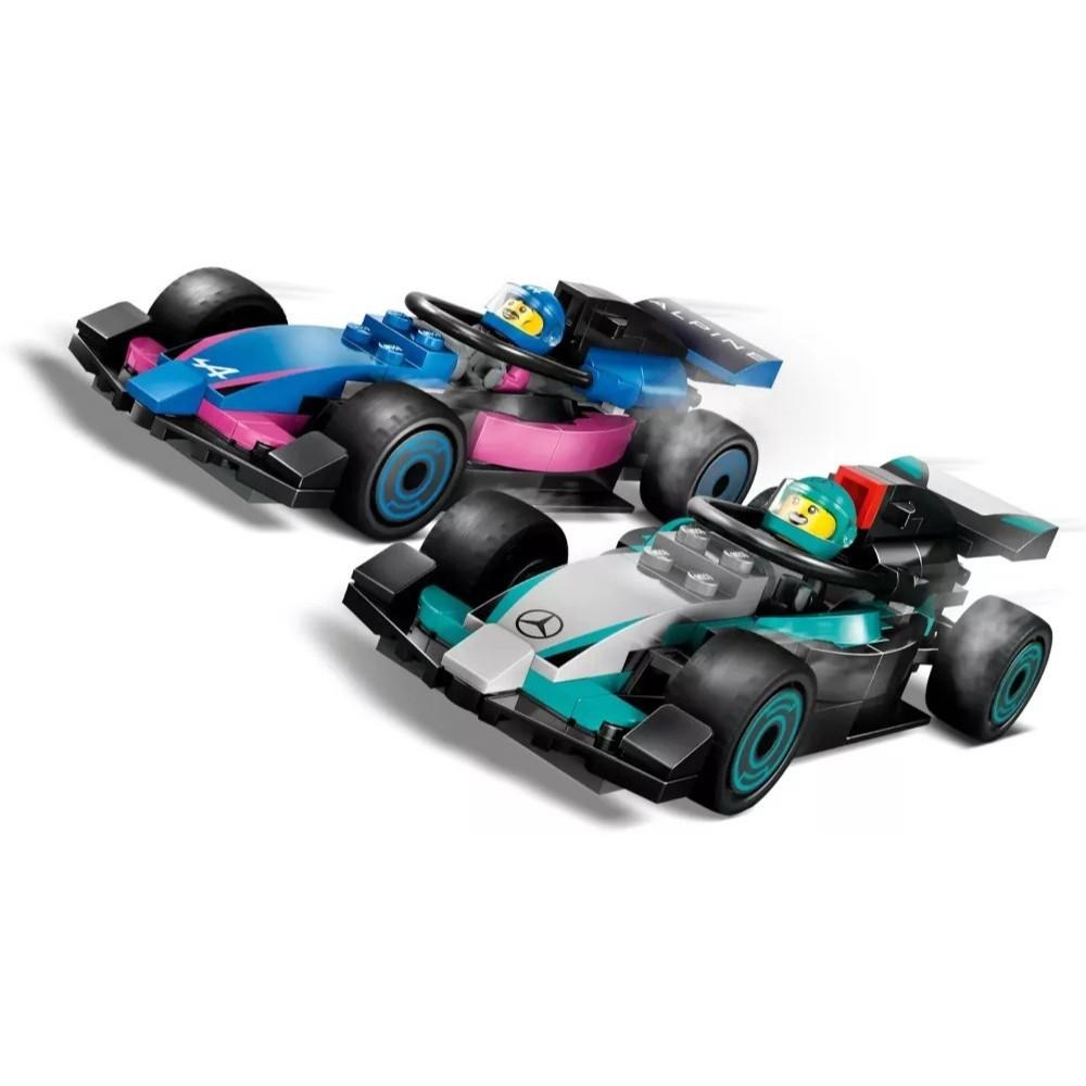 [樂享積木] LEGO 60444 F1 車庫和 Mercedes-AMG & Alpine 汽車 城市系列-細節圖6