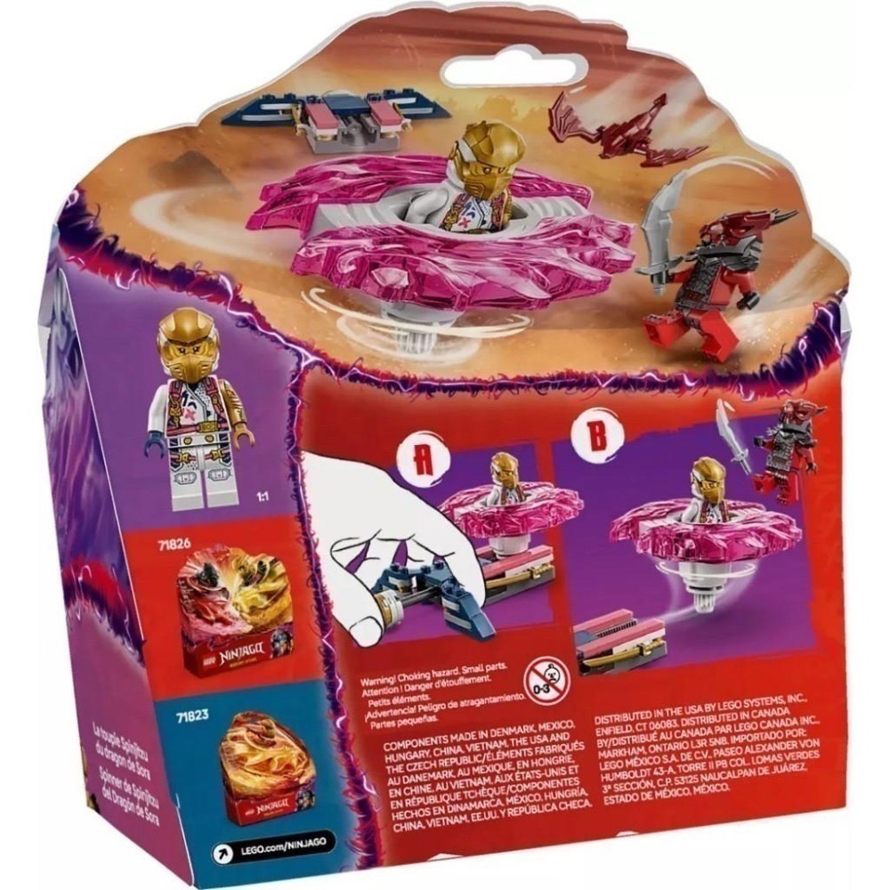 [樂享積木][可刷卡] LEGO 71849 / 71850 /71823/71824 旋風忍者系列-細節圖5