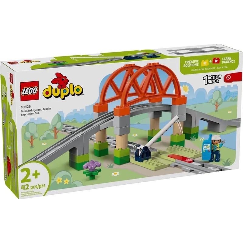 [樂享積木][可刷卡] LEGO 10426 鐵路橋和軌道擴充組 得寶系列-細節圖2