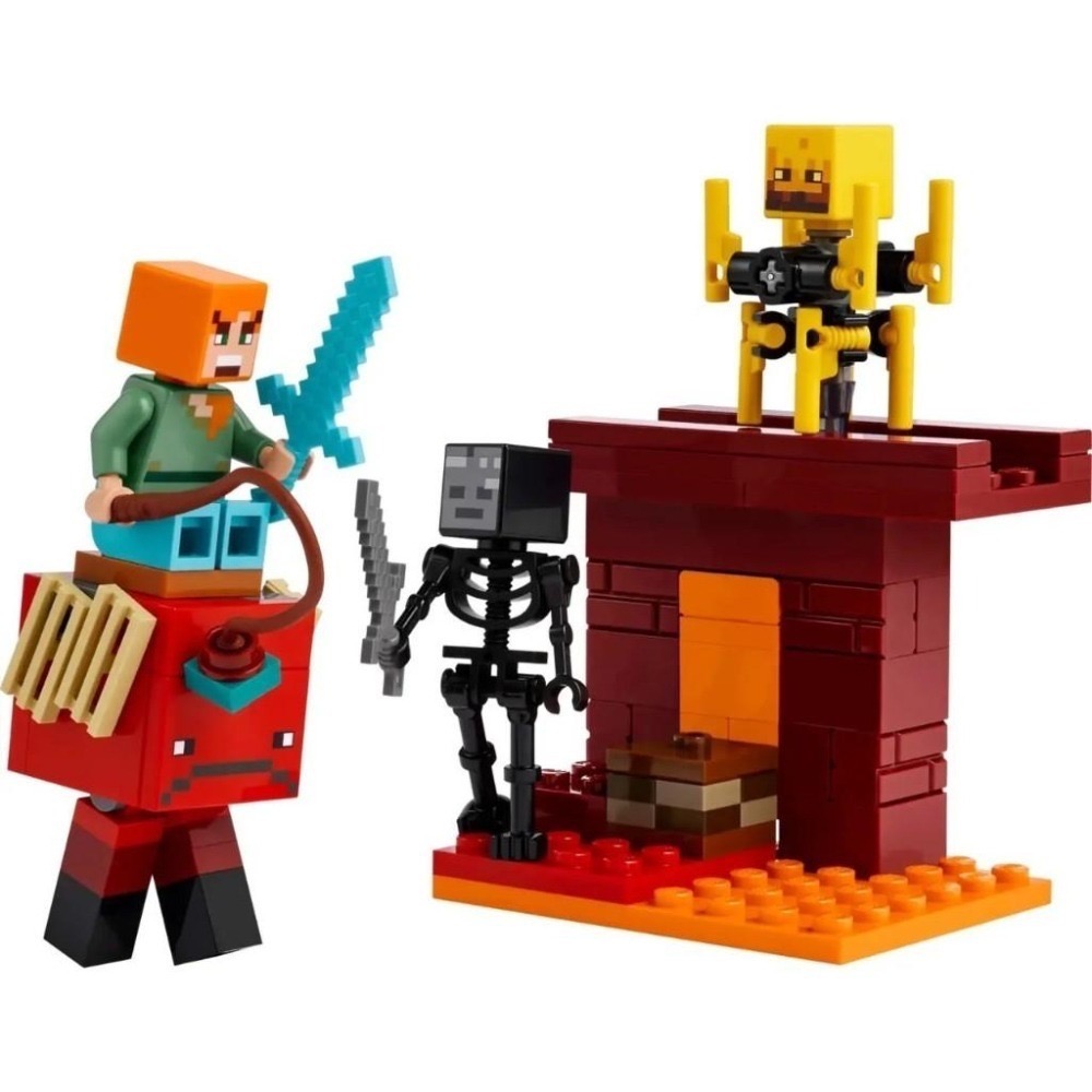 [樂享積木][可刷卡] LEGO 21266 地獄熔岩大戰 Minecraft系列-細節圖3