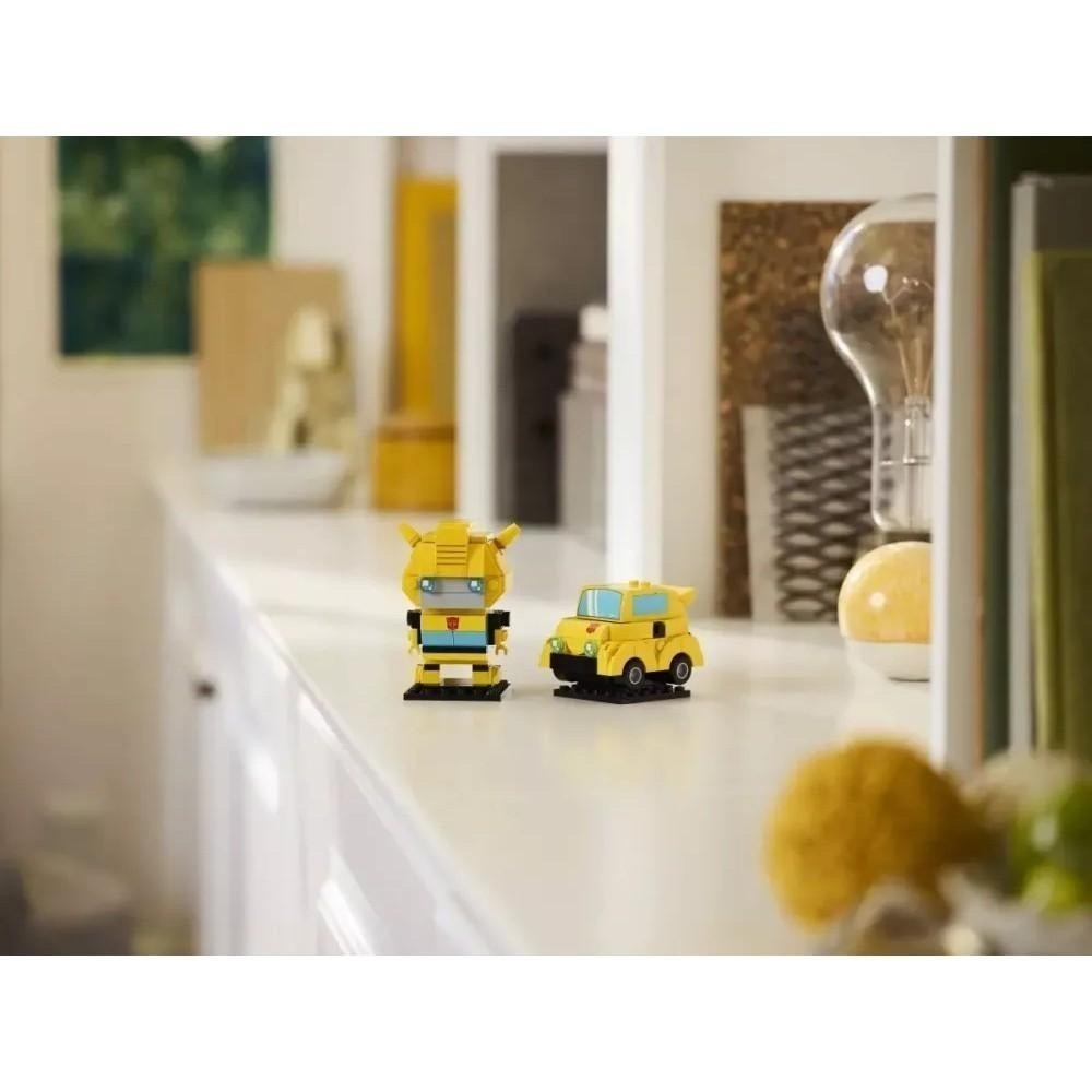 [樂享積木][可刷卡] LEGO 40804 大黃蜂機器人和車輛 BrickHeadz系列-細節圖7
