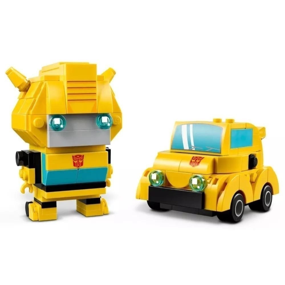 [樂享積木][可刷卡] LEGO 40804 大黃蜂機器人和車輛 BrickHeadz系列-細節圖4