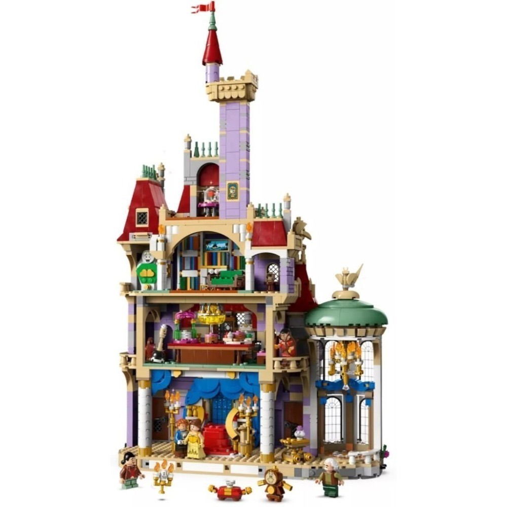 [樂享積木][可刷卡] LEGO 43263 美女與野獸城堡 迪士尼系列-細節圖4