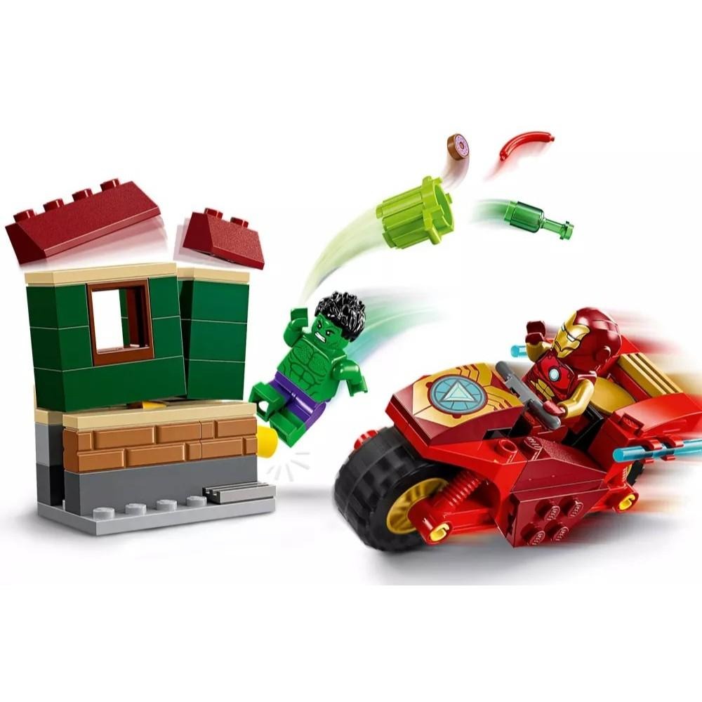 [樂享積木] LEGO 76287 鋼鐵人與摩托車 & 浩克 超級英雄系列-細節圖4