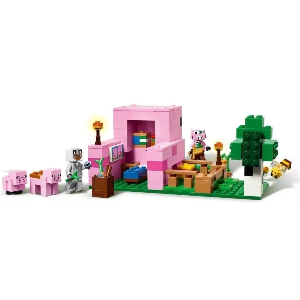 [樂享積木] LEGO 21268 小豬寶寶之家 Minecraft系列-細節圖4