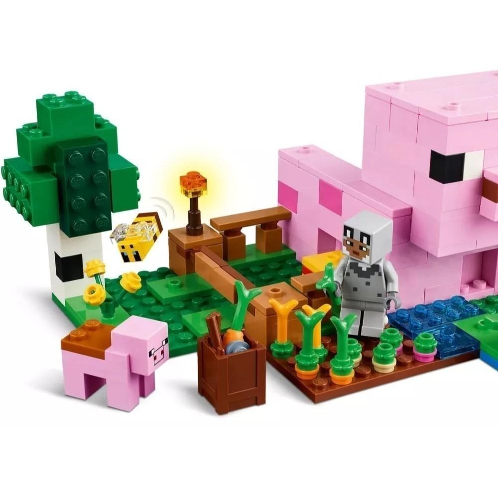 [樂享積木][可刷卡] LEGO 21268 小豬寶寶之家 Minecraft系列-細節圖5