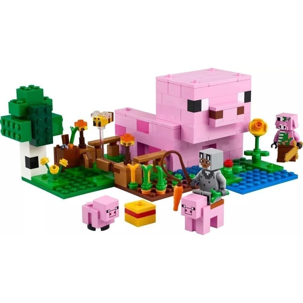 [樂享積木][可刷卡] LEGO 21268 小豬寶寶之家 Minecraft系列-細節圖3