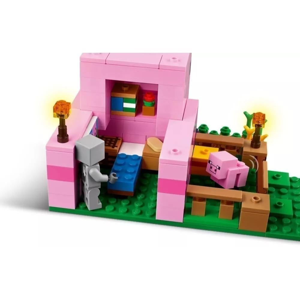 [樂享積木][可刷卡] LEGO 21268 小豬寶寶之家 Minecraft系列-細節圖6