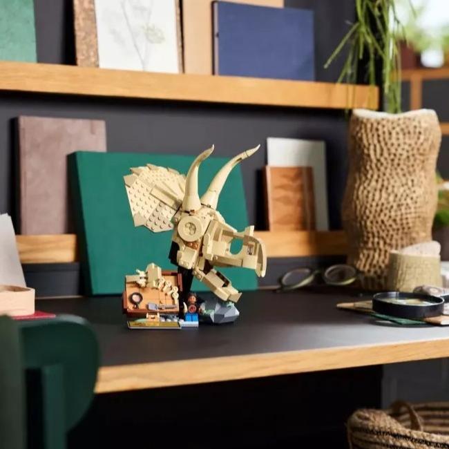 [樂享積木] LEGO 76969 恐龍化石：三角龍頭骨 侏羅紀世界系列-細節圖6