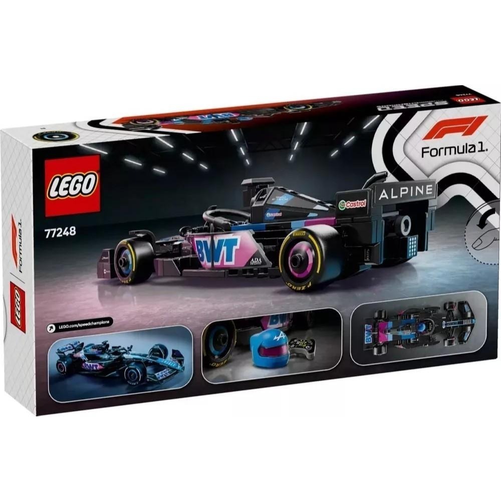 [樂享積木][可刷卡] LEGO 77248 阿爾卑 F1R Team A524 Race Car 極速賽車系列-細節圖2