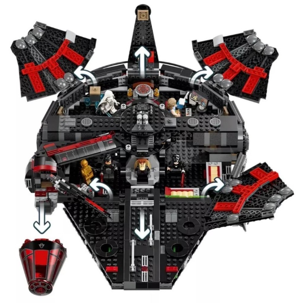 [樂享積木] LEGO 75389 黑暗版千年鷹 星際大戰系列-細節圖5