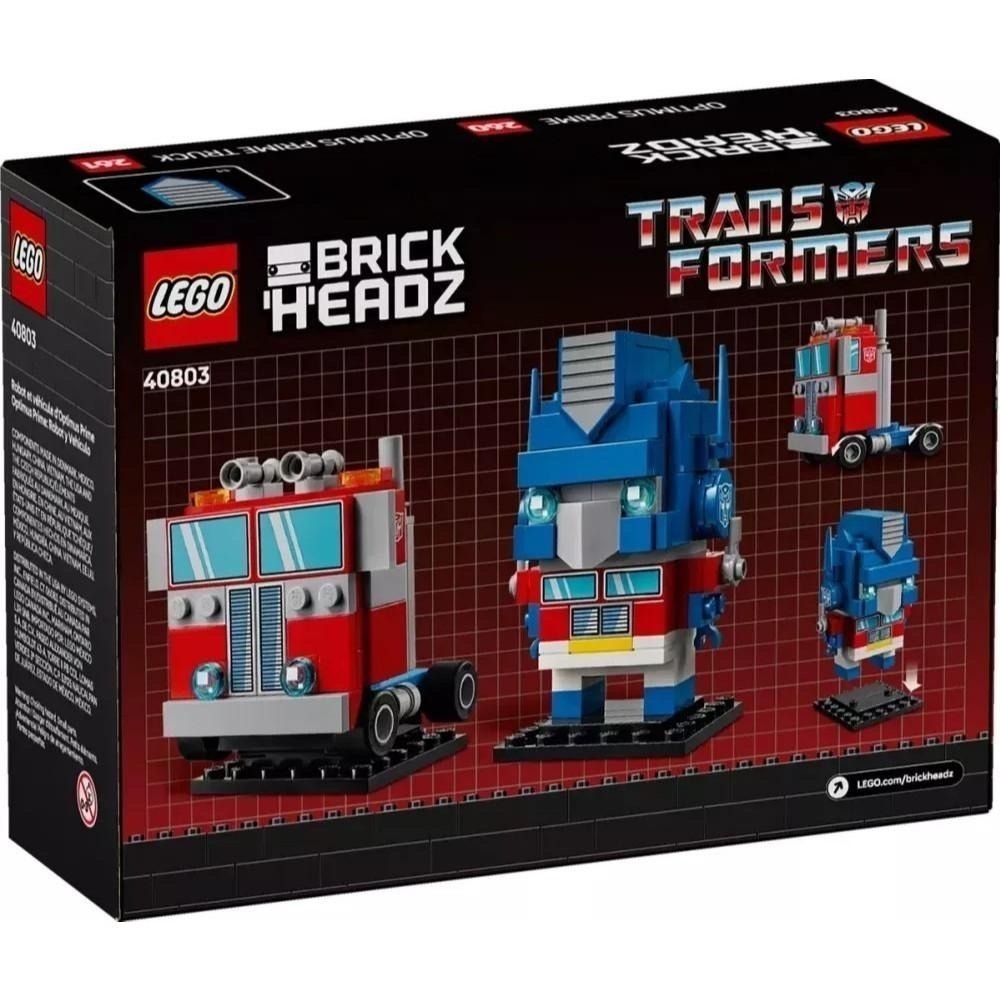 [樂享積木] LEGO 40803 柯博文機器人和車輛 BrickHeadz系列-細節圖2