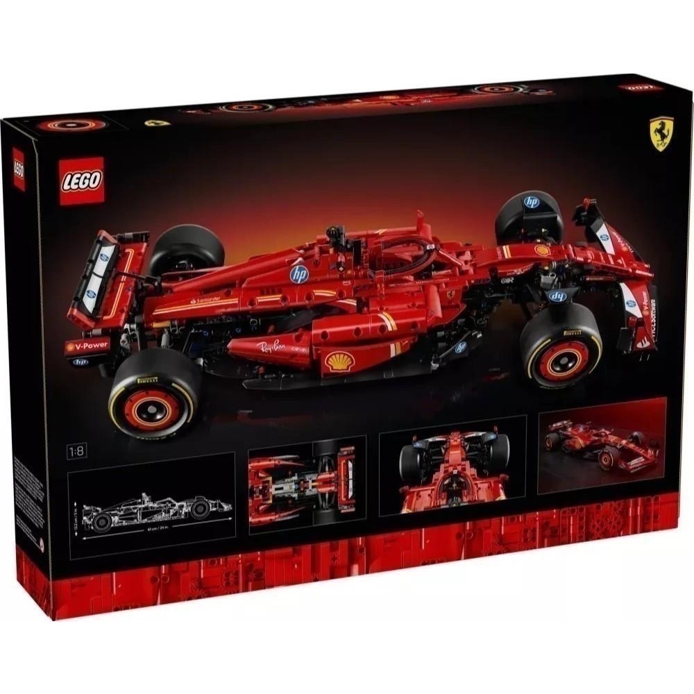 [樂享積木][可刷卡] LEGO 42207 法拉利 Ferrari SF-24 F1 Car 科技系列-細節圖2