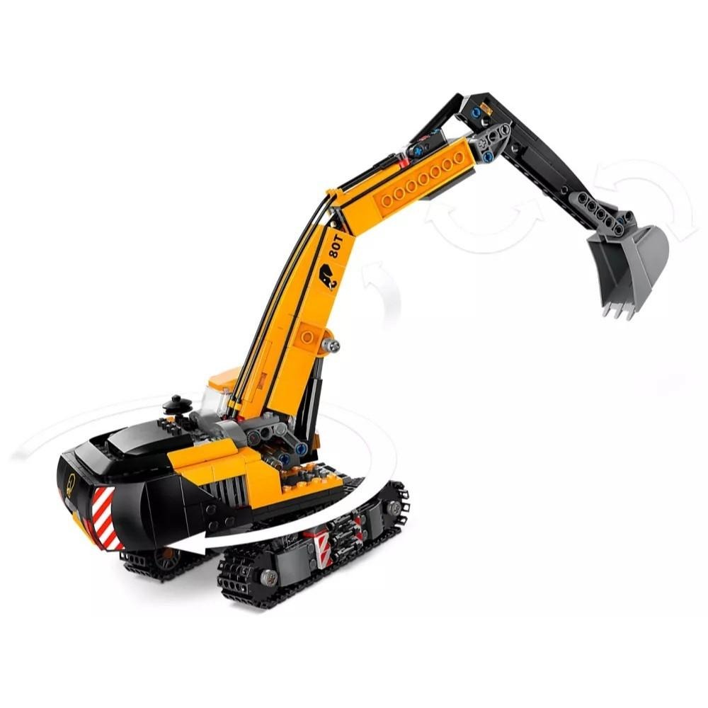 [樂享積木] LEGO 60420 工程挖掘機 城市系列-細節圖5