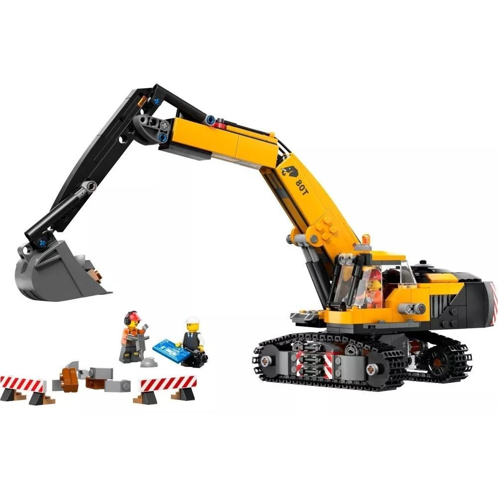 [樂享積木][可刷卡] LEGO 60420 工程挖掘機 城市系列-細節圖3