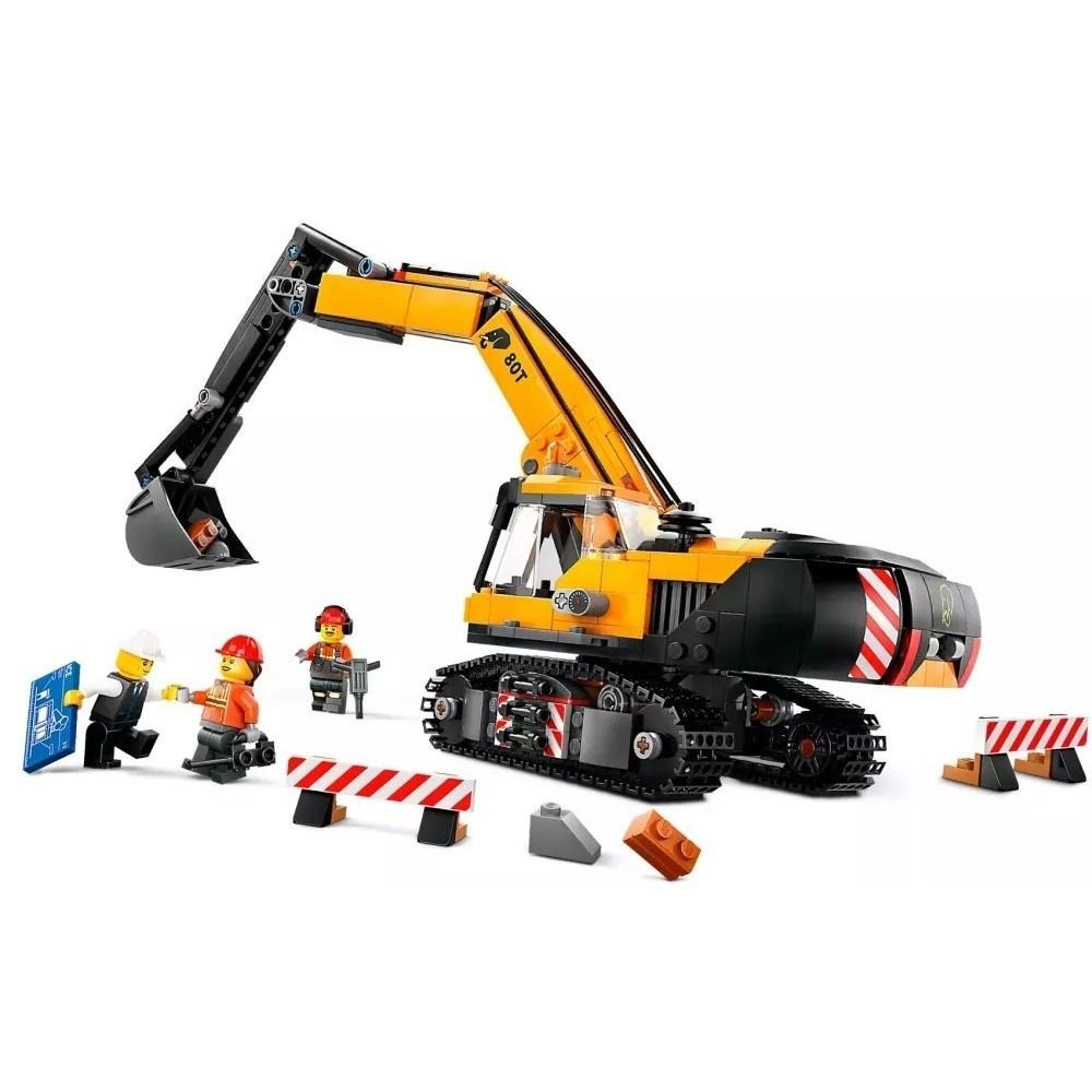 [樂享積木][可刷卡] LEGO 60420 工程挖掘機 城市系列-細節圖4