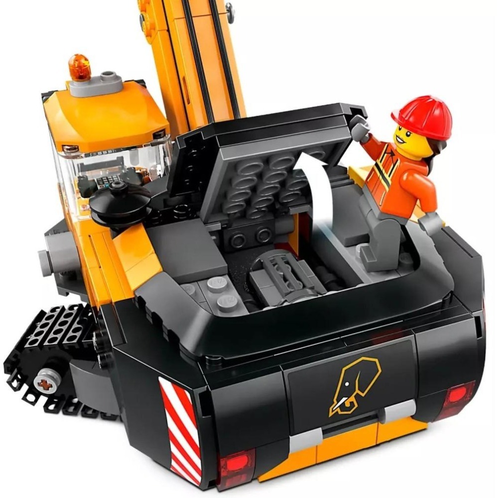 [樂享積木][可刷卡] LEGO 60420 工程挖掘機 城市系列-細節圖6
