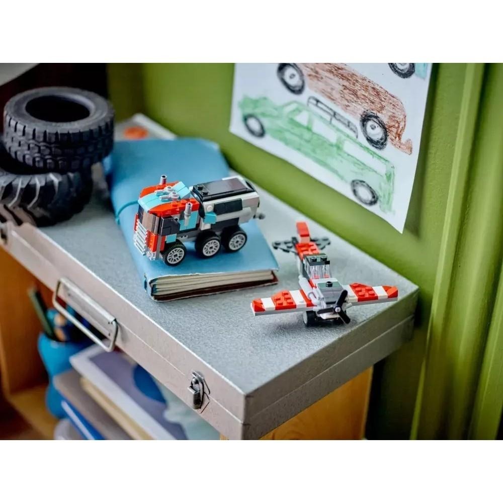 [樂享積木] LEGO 31146 平板卡車與直升機 創意3合一系列-細節圖9