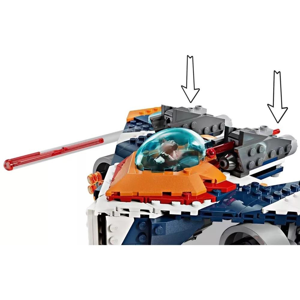 [樂享積木][可刷卡] LEGO 76278 火箭浣熊的Warbird vs. 羅南 超級英雄系列-細節圖7