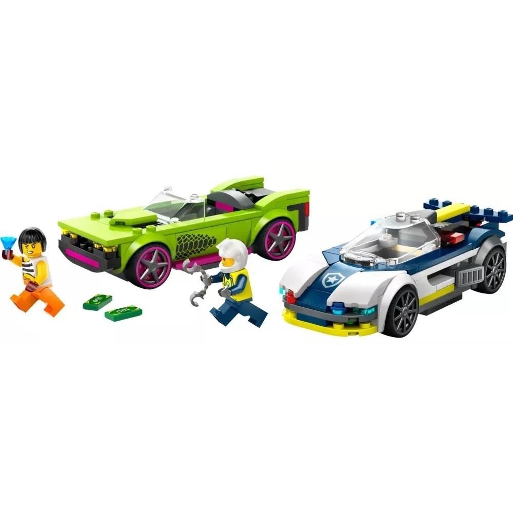 [樂享積木][可刷卡] LEGO 60415 警車和肌肉車追逐戰 城市系列-細節圖3