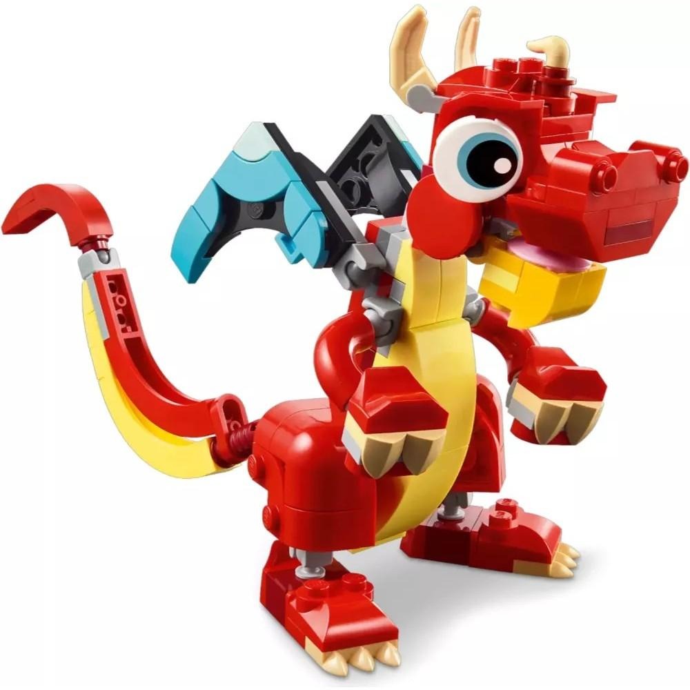 [樂享積木][可刷卡] LEGO 31145 紅龍 創意3合一系列-細節圖4